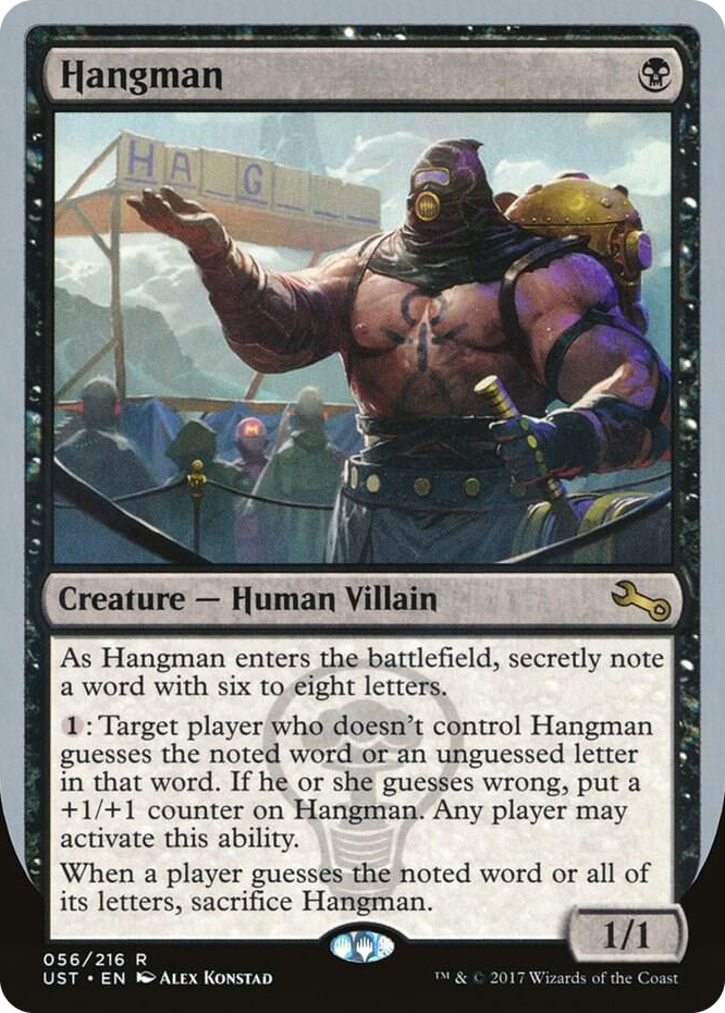 0056 Hangman R Unstable