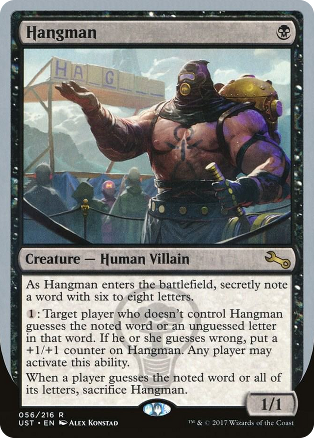 0056 Hangman R Unstable