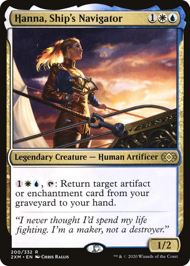 0200 Hanna, Ship's Navigator R Double Masters