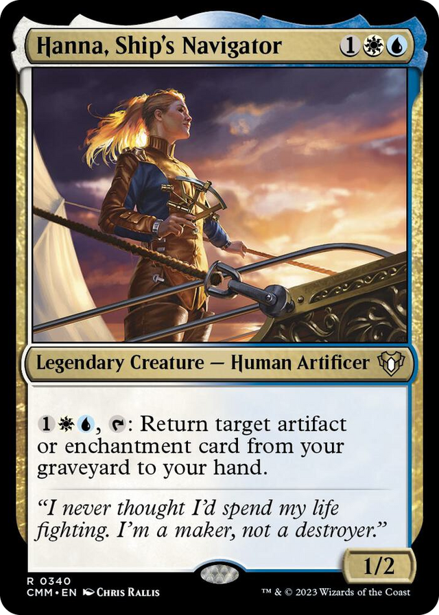 0340 Hanna, Ship's Navigator R Commander Masters