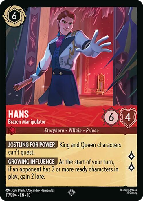 0117 Hans - Brazen Manipulator Super Rare Whispers in the Well