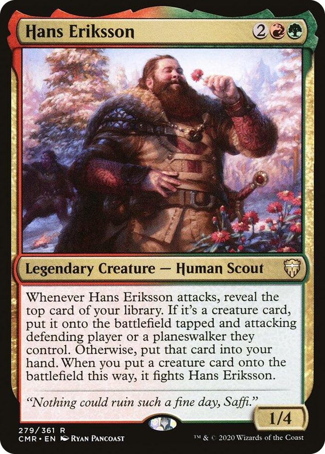 Hans Eriksson #279 R - Commander Legends Pokemon card