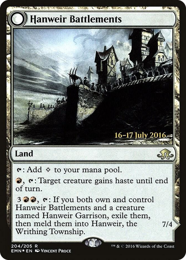 0204 Hanweir Battlements R Prerelease Cards