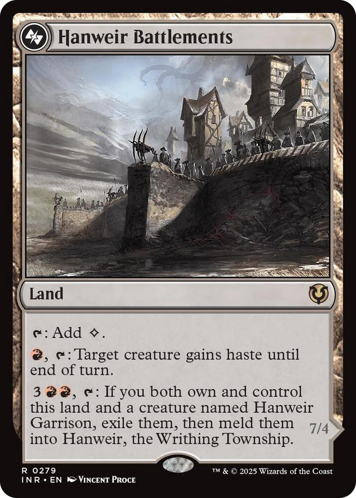 Hanweir Battlements #279 R - Innistrad Remastered Pokemon card