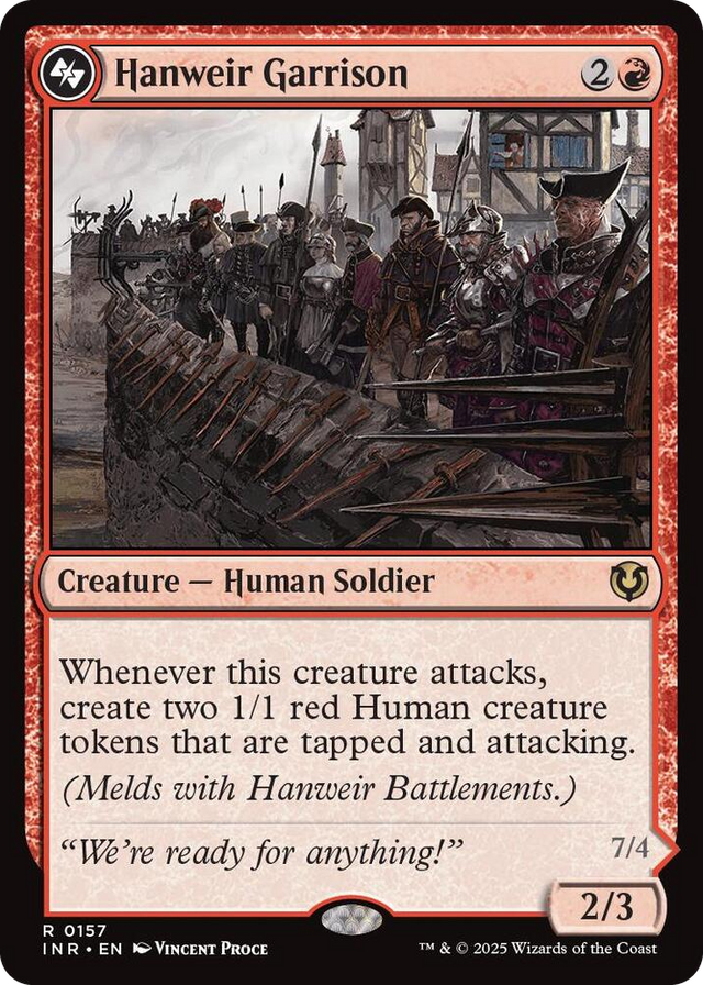0157 Hanweir Garrison R Innistrad Remastered