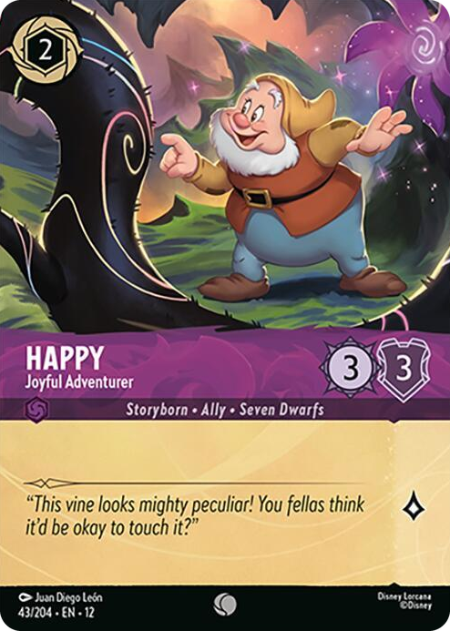 0043 Happy - Joyful Adventurer (Foil) Common Wilds Unknown