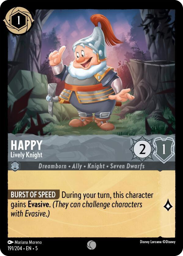 0191 Happy - Lively Knight Common Shimmering Skies