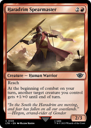 0135 Haradrim Spearmaster C Universes Beyond: The Lord of the Rings: Tales of Middle-earth