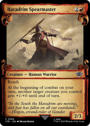 0586 Haradrim Spearmaster (Showcase Scrolls) C Universes Beyond: The Lord of the Rings: Tales of Middle-earth