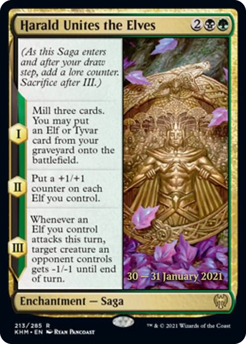 Harald Unites the Elves #213 R - Prerelease Cards Pokemon card