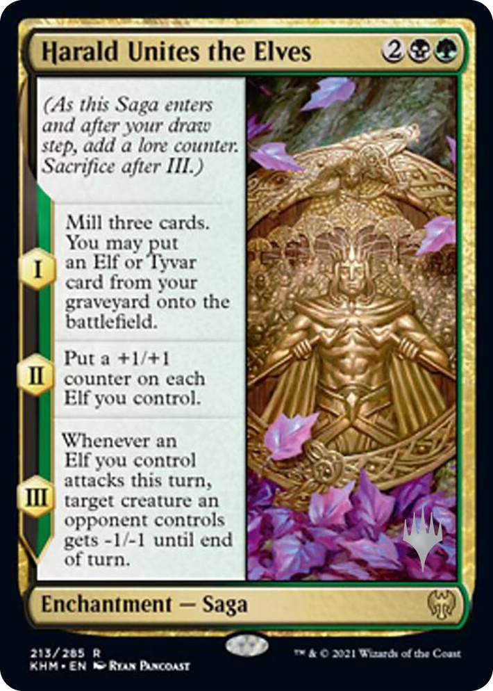 0213 Harald Unites the Elves R Promo Pack: Kaldheim