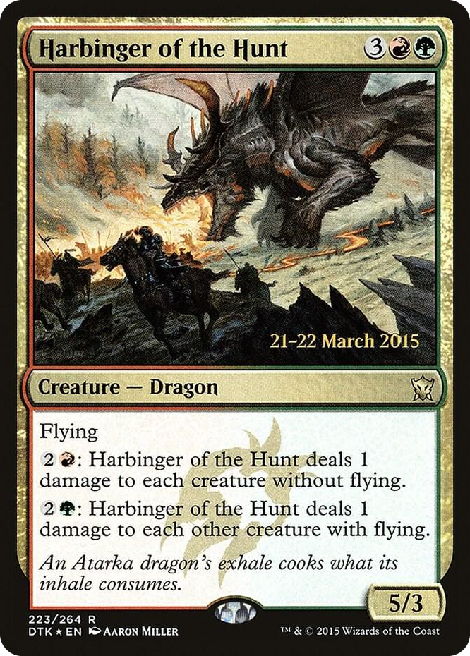 Harbinger of the Hunt #223 R - Prerelease Cards Pokemon card