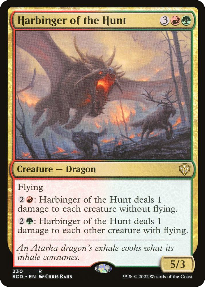 0230 Harbinger of the Hunt R Starter Commander Decks