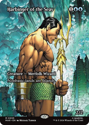 0055 Harbinger of the Seas (Borderless) M Marvel Universe Eternal-Legal
