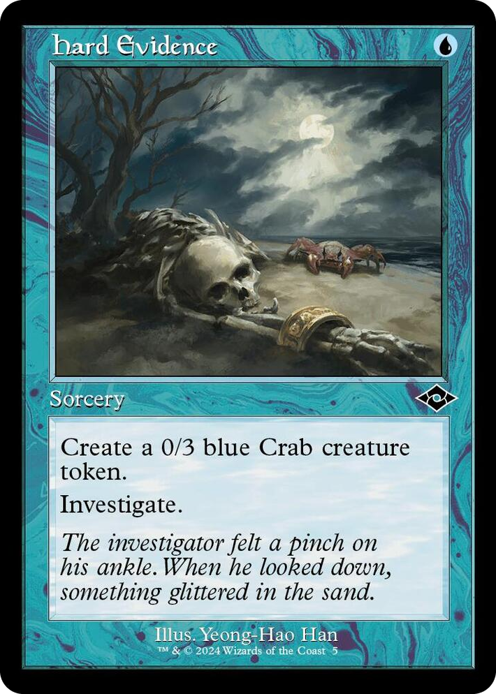 0005 Hard Evidence (Retro Frame) C Modern Horizons 2
