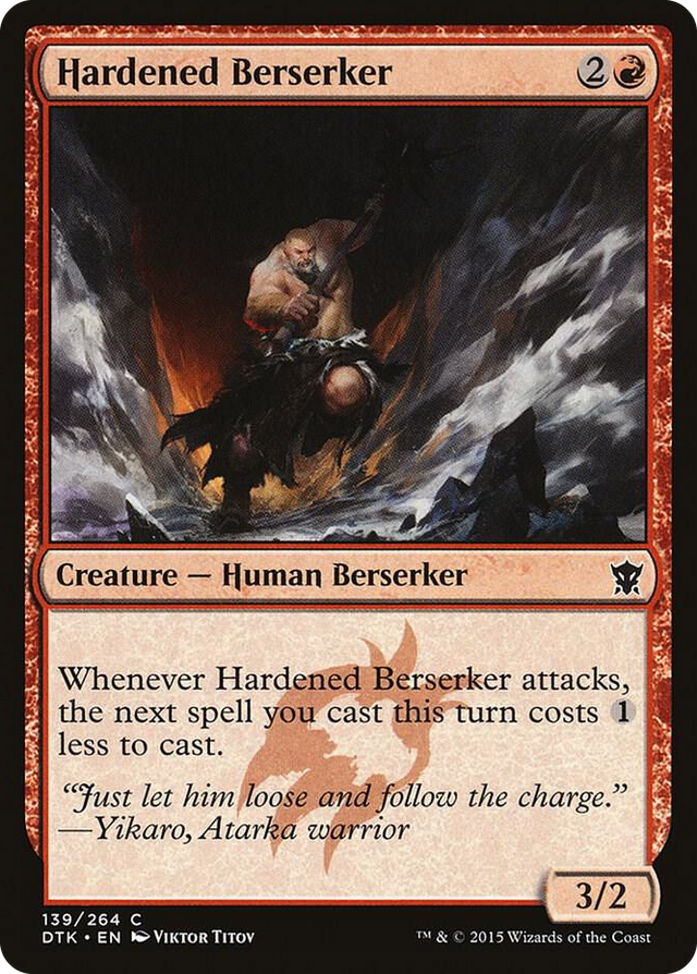 0139 Hardened Berserker C Dragons of Tarkir