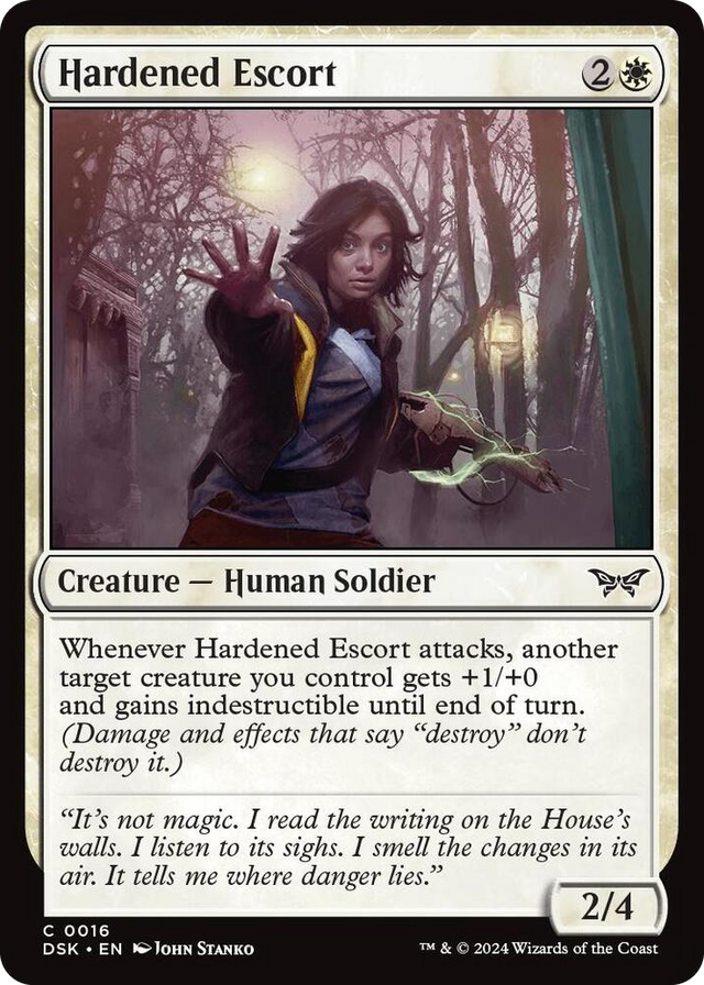 0016 Hardened Escort C Duskmourn: House of Horror