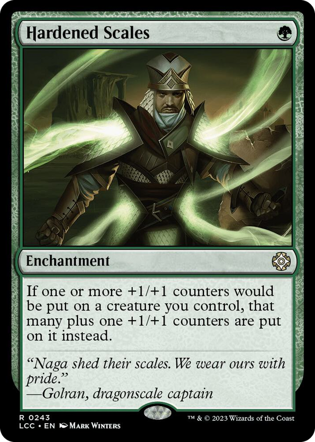 0243 Hardened Scales R Commander: The Lost Caverns of Ixalan