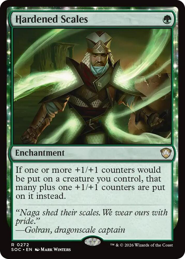 0272 Hardened Scales R Commander: Secrets of Strixhaven