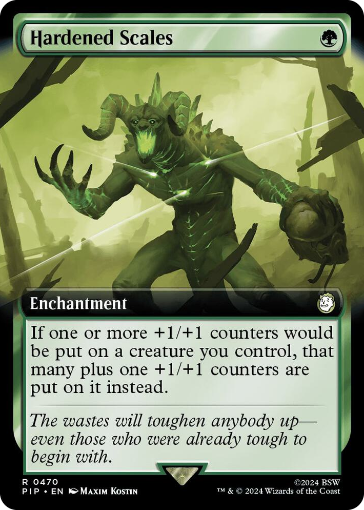 0470 Hardened Scales (Extended Art) R Universes Beyond: Fallout
