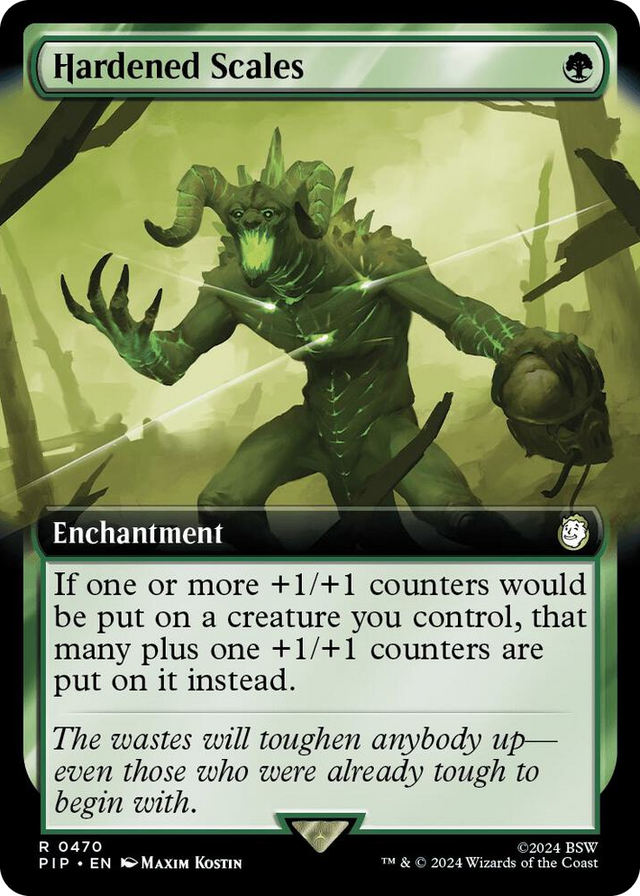 0470 Hardened Scales (Extended Art) R Universes Beyond: Fallout
