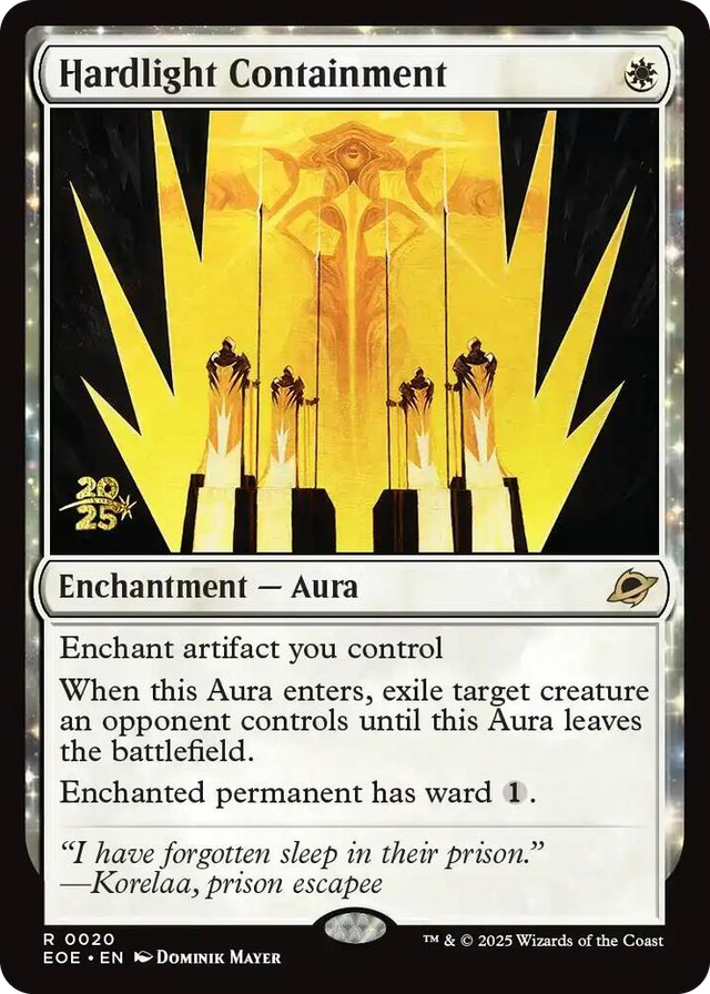 0020 Hardlight Containment R Prerelease Cards