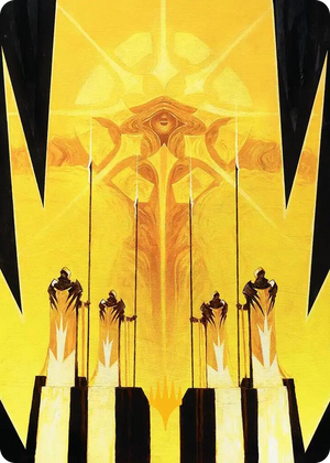 0004 Hardlight Containment Art Card (Gold-Stamped Planeswalker Symbol) S Art Series: Edge of Eternities