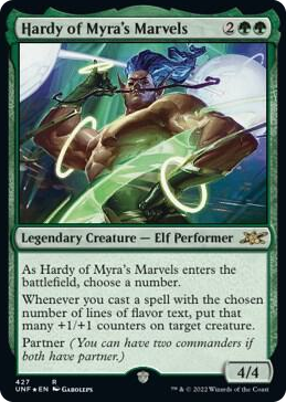 0427 Hardy of Myra's Marvels (Galaxy Foil) R Unfinity