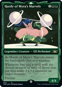 0503 Hardy of Myra's Marvels (Showcase) (Galaxy Foil) R Unfinity