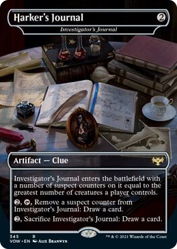 0345 Harker's Journal - Investigator's Journal R Innistrad: Crimson Vow