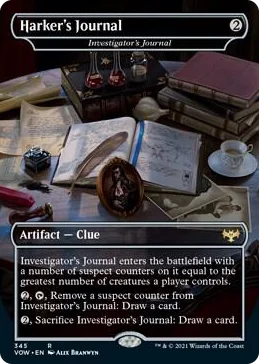 0345 Harker's Journal - Investigator's Journal R Innistrad: Crimson Vow