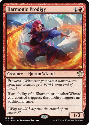 0123 Harmonic Prodigy R Commander: Secrets of Strixhaven