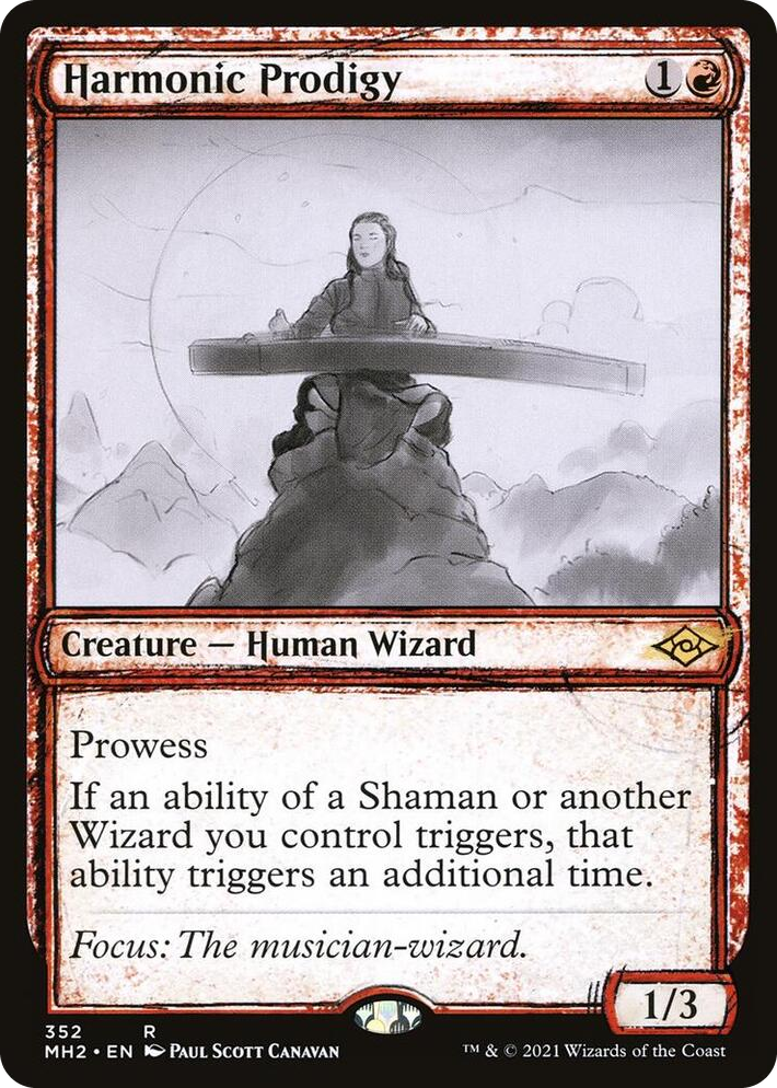 0352 Harmonic Prodigy (Showcase) R Modern Horizons 2