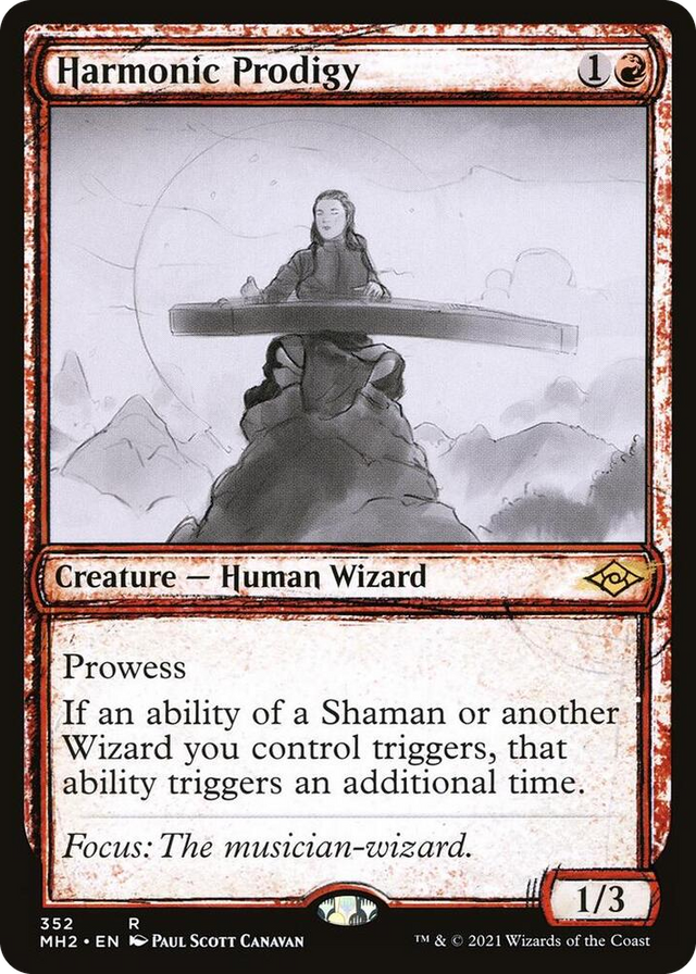 0352 Harmonic Prodigy (Showcase) R Modern Horizons 2