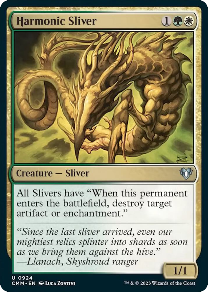 0924 Harmonic Sliver U Commander Masters