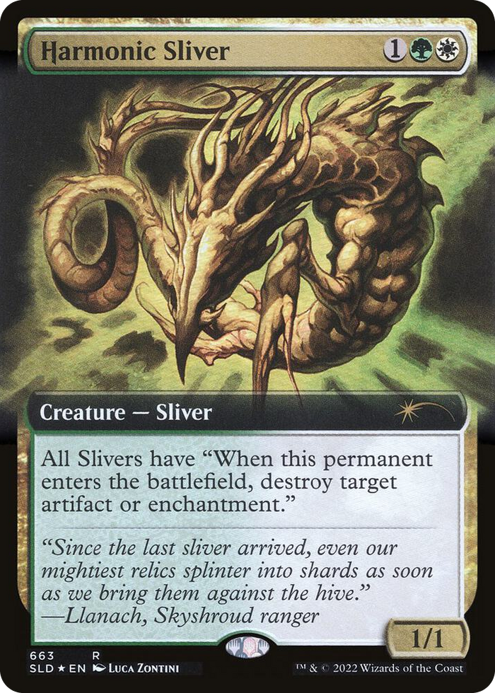 Harmonic Sliver (Extended Art) #663 R - Secret Lair Drop Series Pokemon card