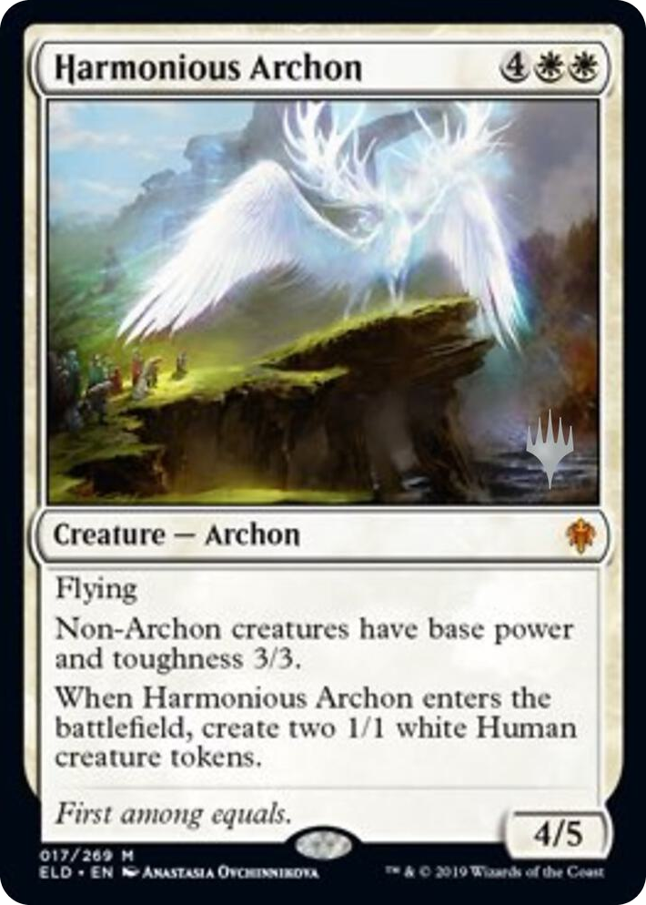 0017 Harmonious Archon M Promo Pack: Throne of Eldraine