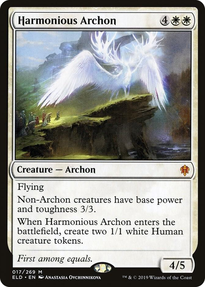 0017 Harmonious Archon M Throne of Eldraine