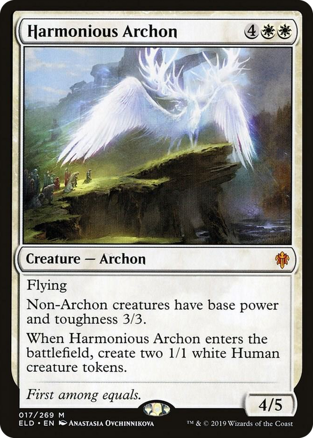 0017 Harmonious Archon M Throne of Eldraine