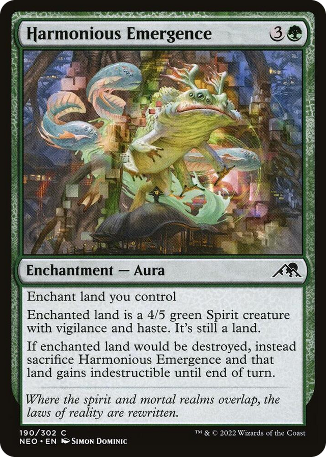 0190 Harmonious Emergence C Kamigawa: Neon Dynasty