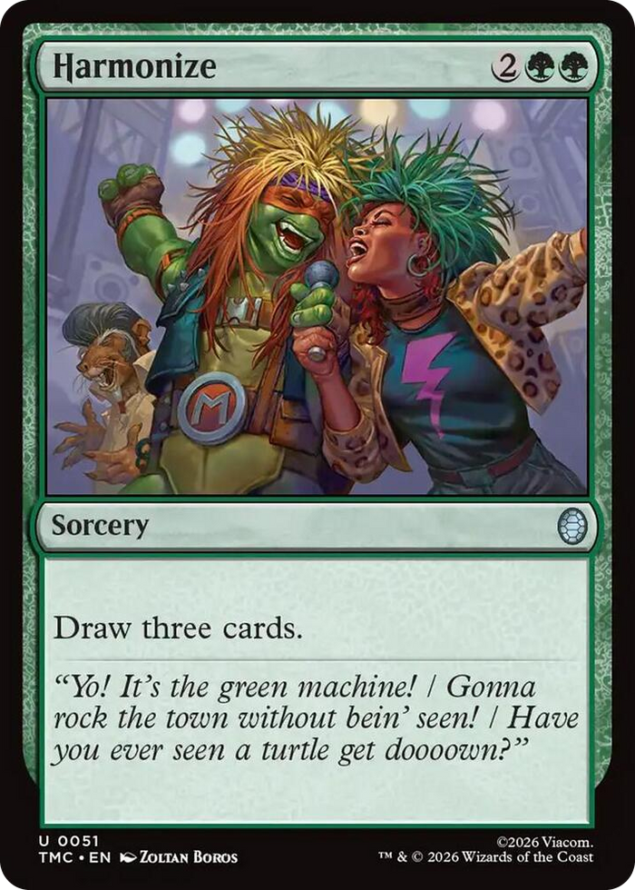 Harmonize #51 U - Commander: Teenage Mutant Ninja Turtles Pokemon card
