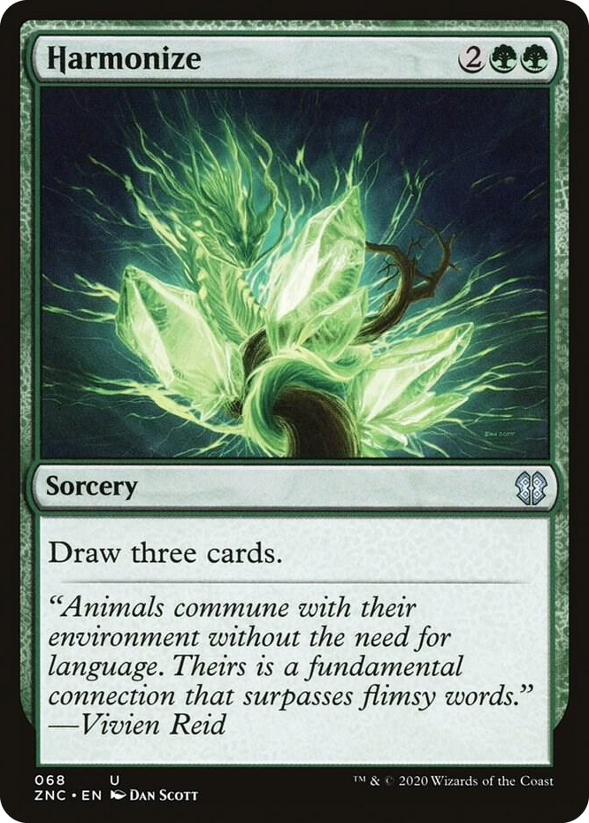 0068 Harmonize U Commander: Zendikar Rising