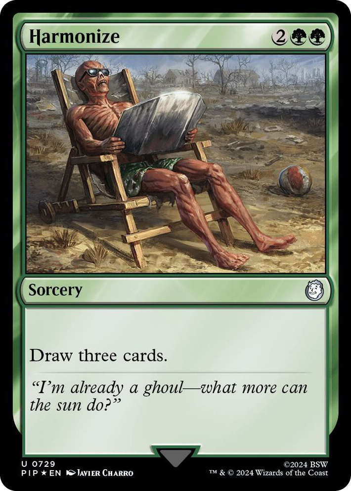 0729 Harmonize (Surge Foil) U Universes Beyond: Fallout