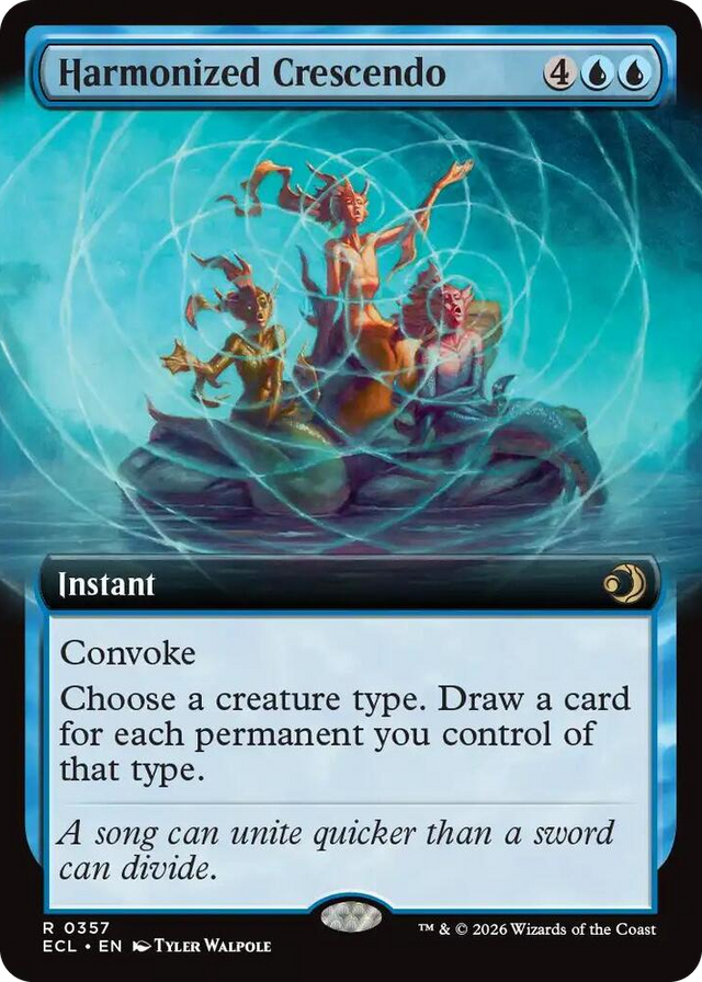 0357 Harmonized Crescendo (Extended Art) R Lorwyn Eclipsed