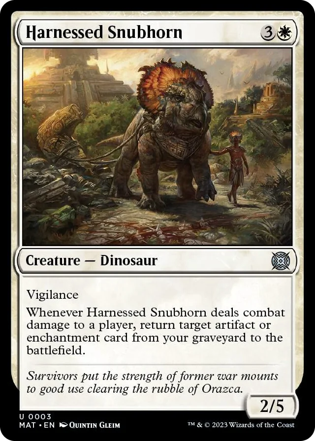 0003 Harnessed Snubhorn U March of the Machine: The Aftermath