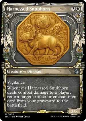 0053 Harnessed Snubhorn (Showcase) U March of the Machine: The Aftermath