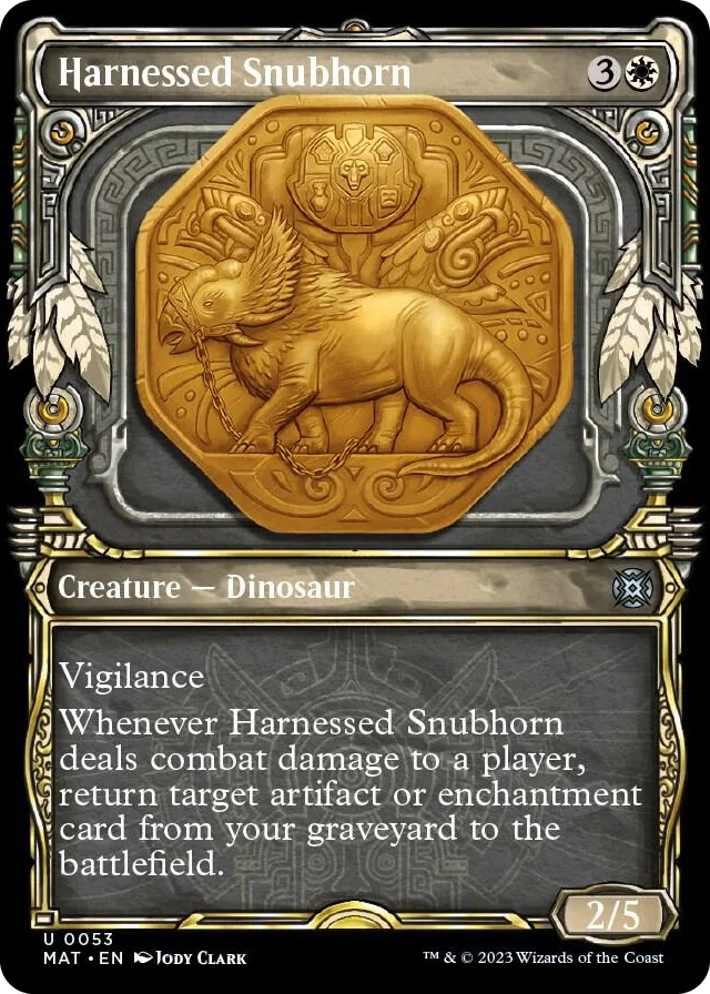 0053 Harnessed Snubhorn (Showcase) U March of the Machine: The Aftermath