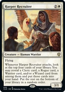 0659 Harper Recruiter R Commander Legends: Battle for Baldur's Gate