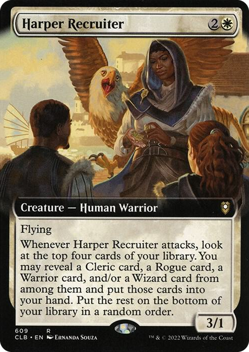 0609 Harper Recruiter (Extended Art) R Commander Legends: Battle for Baldur's Gate