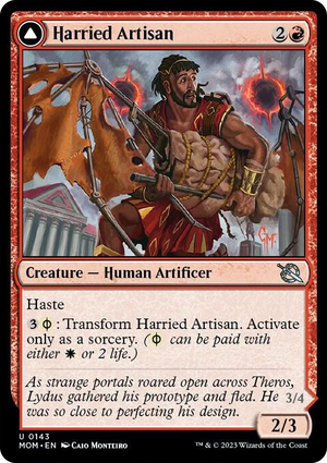 0143 Harried Artisan U March of the Machine